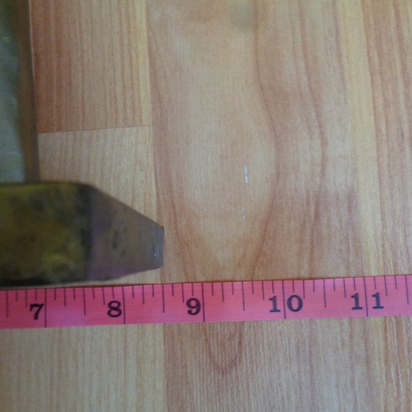 Vintage large standing elephant stature figurine trunk up for luck! - Picture 9 of 9